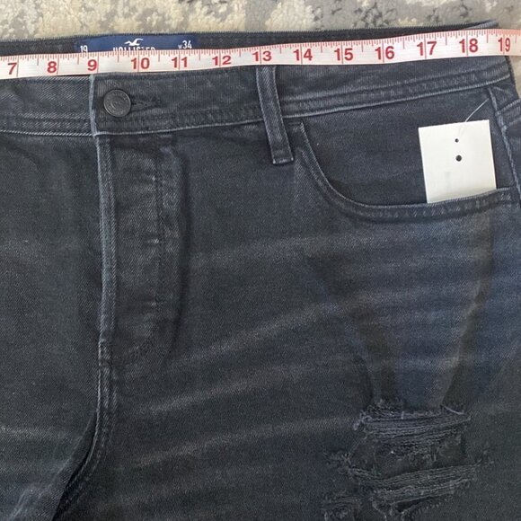 Hollister High Rise Ripped Mom Shorts Size 34 - Picture 4 of 7